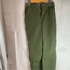 TNA Olive cargo Straight Leg Pants